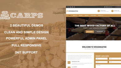 Photo of [Download-S2] Carps v1.1 - Wood Carpentry WordPress Theme