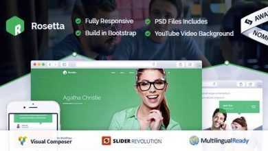 Photo of [Download-S2] Rosetta v1.2.3 - Multipurpose WordPress Theme
