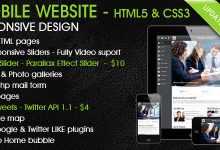 Photo of [Download-S2] Themeforest Mobile Web Template - HTML5 & CSS3