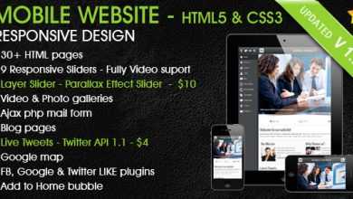 Photo of [Download-S2] Themeforest Mobile Web Template - HTML5 & CSS3