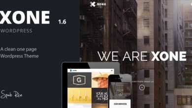 Photo of [Download-S2] Xone v1.6 - Clean One Page Wordpress Theme