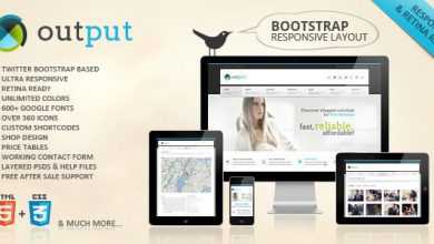 Photo of [Download-S2] Output - Responsive Multi-Purpose Web Template