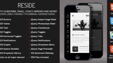 Photo of [Download-S2] Reside Mobile Retina | HTML5 & CSS3 and iWebApp