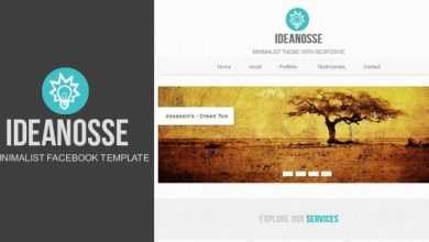 Photo of [Download-S2] Ideanosse - Themeforest Minimalist Facebook Template