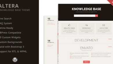 Photo of [Download-S2] Altera v1.01 - Knowledge Base Wordpress Theme