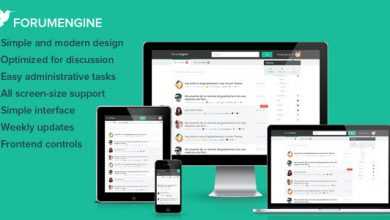 Photo of [Download-S2] ForumEngine v1.5.6 - Flat Responsive WordPress Forum Theme
