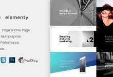 Photo of [Download-S2] Elementy - Multipurpose One & Multi Page Template