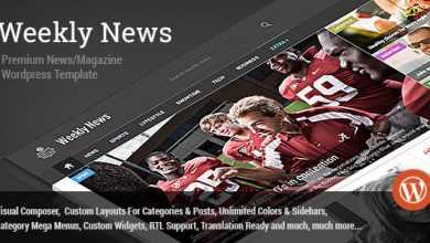 Photo of [Download-S2] Weekly News v2.3.6.1 - Wordpress News/Magazine Theme