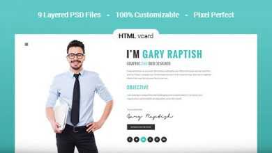Photo of [Download-S2] Raptish - Premium vCard/Resume HTML Template