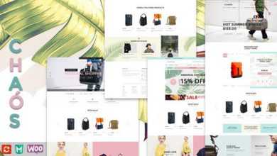 Photo of [Download-S2] Chaos v1.4.2 - Responsive Bag Shop Theme