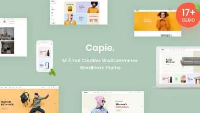 Photo of [Download-S2] Capie v1.0.2 - Minimal Creative WooCommerce WordPress Theme