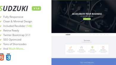 Photo of [Download-S2] Sudzuki - Premium One Page Bootstrap Template