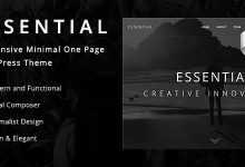 Photo of [Download-S2] Essential v1.9 - Responsive Minimal One Page WordPress Theme