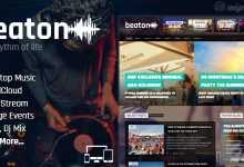 Photo of [Download-S2] Beaton v1.4.1 - Music, Radio & Events WordPress Theme