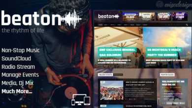 Photo of [Download-S2] Beaton v1.4.1 - Music, Radio & Events WordPress Theme