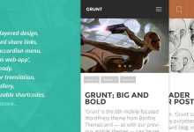 Photo of [Download-S2] GRUNT: A Big and Bold Mobile WordPress Theme