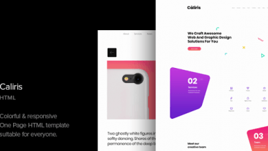 Photo of [Download-S2] Caliris - Responsive One Page HTML Template