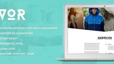 Photo of [Download-S2] VOR – Clean Photography HTML Template