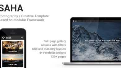 Photo of [Download-S2] Saha - Photography / Creative Portfolio Template