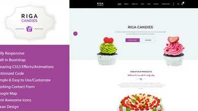 Photo of [Download-S2] Riga - Candy & Sweets HTML Template