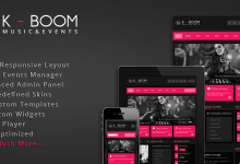 Photo of [Download-S2] K-BOOM - Themeforest Events & Music Responsive WP Theme