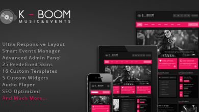 Photo of [Download-S2] K-BOOM v1.2.1 - Themeforest Events & Music Responsive WP Theme