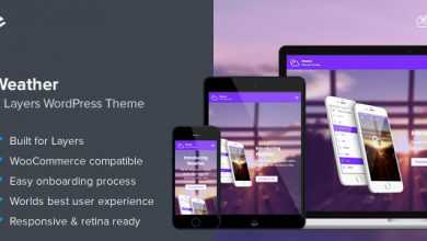 Photo of [Download-S2] Weather - Layers Application One Page Theme