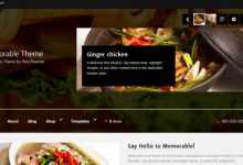 Photo of [Download-S2] Memorable - Woothemes Wordpress Template