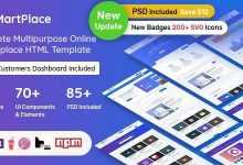 Photo of [Download-S2] MartPlace v2.1 - Multipurpose Online Marketplace HTML Template with Dashboard