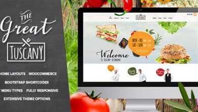 Photo of [Download-S2] Tuscany v1.4.4 - Restaurant Shop Creative WordPress Theme