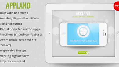 Photo of [Download-S2] AppLand - Responsive Bootstrap Parallax App Landing Page