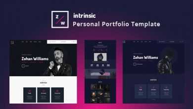 Photo of [Download-S2] Intrinsic - Creative Personal Portfolio HTML5 Template