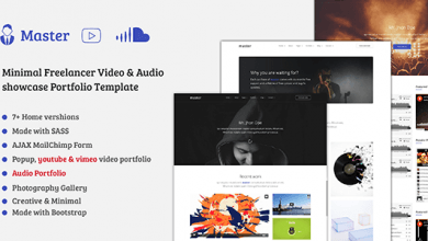 Photo of [Download-S2] Master - Freelancer Video, Audio Portfolio HTML Template