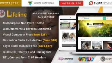 Photo of [Download-S2] Lifeline v2.9.5 - NGO Charity Fund Raising WordPress Theme