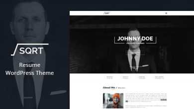 Photo of [Download-S2] Squareroot v2.7 - WordPress Resume Theme