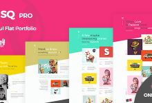 Photo of [Download-S2] Qusq Pro v1.2 - Flat Colorful Portfolio