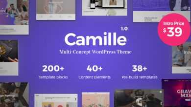 Photo of [Download-S2] Camille v1.0.1 - Multi-Concept WordPress Theme