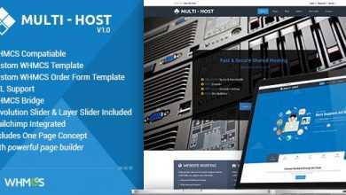 Photo of [Download-S2] Multi Hosting v1.9 - WHMCS WordPress Theme