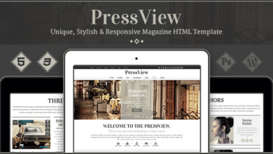 Photo of [Download-S2] PressView - Vintage and Stylish Magazine Template