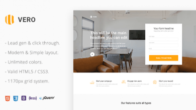 Photo of [Download-S2] Vero v2.0 - Marketing Landing Page Html Template