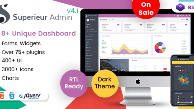 Photo of [Download-S2] Superieur Admin v4.1 - Responsive Bootstrap 4 Admin Template Dashboard Web App