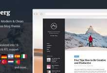 Photo of [Download-S2] Iceberg v1.4 - Simple & Minimal Personal Content-focused