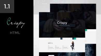 Photo of [Download-S2] Crispy v1.1.1 - One & Multi Page HTML