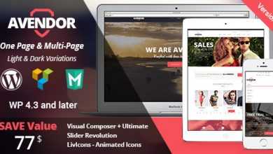 Photo of [Download-S2] AVENDOR v1.2 - WordPress Responsive Multi-purpose Theme