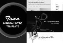 Photo of [Download-S2] Fiver Html5 Intro + Template