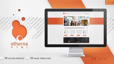 Photo of [Download-S2] Etherna - powerful and flexible HTML/CSS template