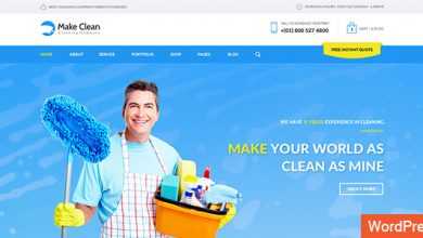 Photo of [Download-S2] Make Clean v1.3 - Cleaning Company WordPress Theme