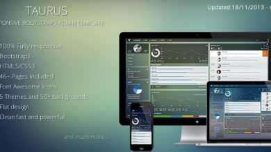 Photo of [Download-S2] Taurus - Responsive Bootstrap3 Admin Template