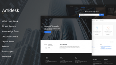 Photo of [Download-S2] Amdesk - HelpDesk and Knowledge Base HTML template