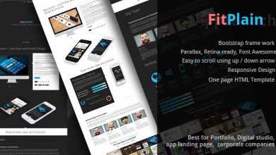 Photo of [Download-S2] FitPlain - Themeforest one page Creative portfolio Template